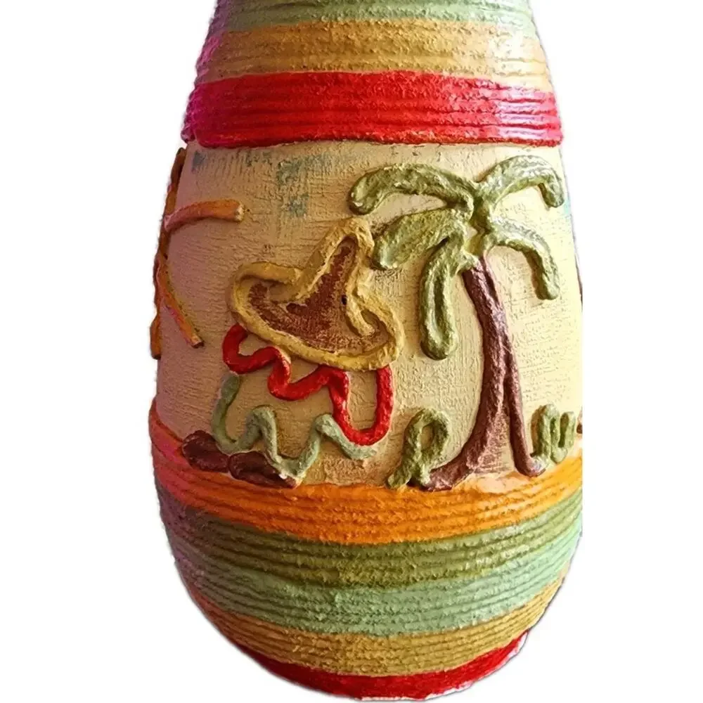 Mexican Hand Made Pottery Folk Art vase Southwest Arizona Style Vase Holland Co